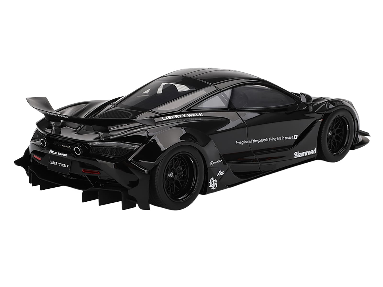McLaren 720S "LB-Works" Black "Tokyo Auto Salon 2024" 1/18 Model Car by Top Speed - Image 5