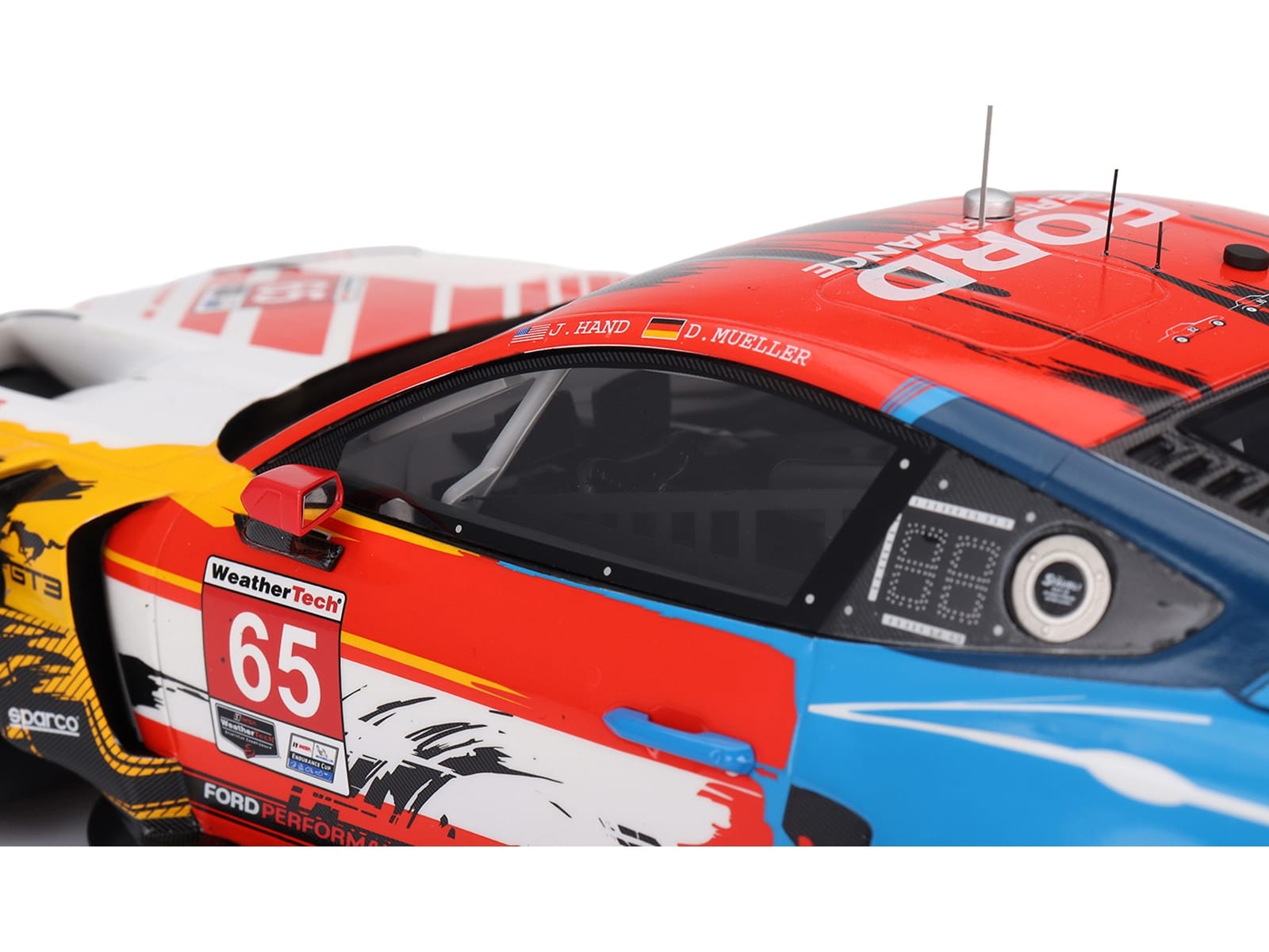 Ford Mustang GT3 #65 Joey Hand - Dirk Muller "Ford Multimatic Motorsports" "Motul Course de Monterey - Laguna Seca" (2024) 1/18 Model Car by Top Speed - Image 2