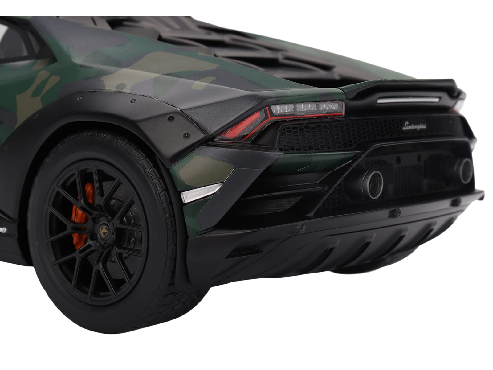 Lamborghini Huracan Sterrato All-Terrain "BOSCO" Green Camouflage 1/18 Model Car by Top Speed - Image 4