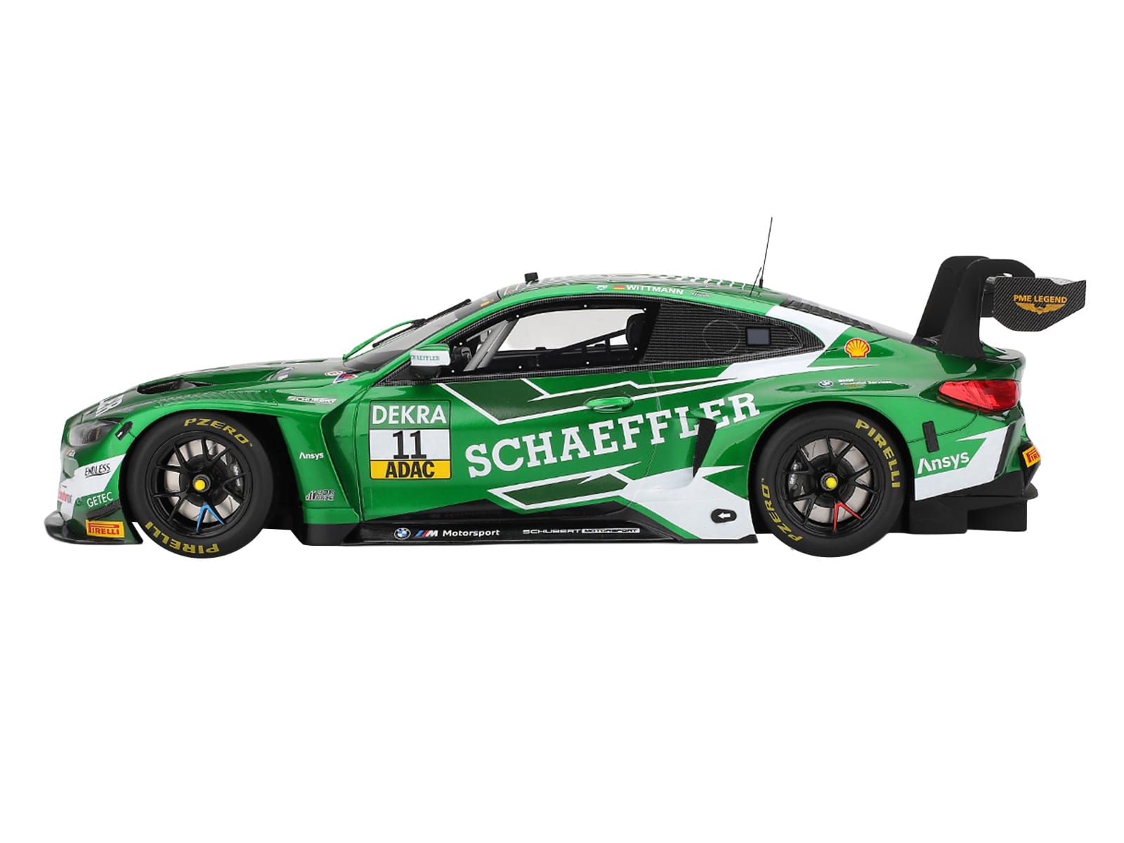 BMW M4 GT3 EVO #11 Marco Wittmann 200th DTM Race "Schubert Motorsport" "Deutsche Tourenwagen Masters - Zandvoort" (2025) 1/18 Model Car by Top Speed - Image 3