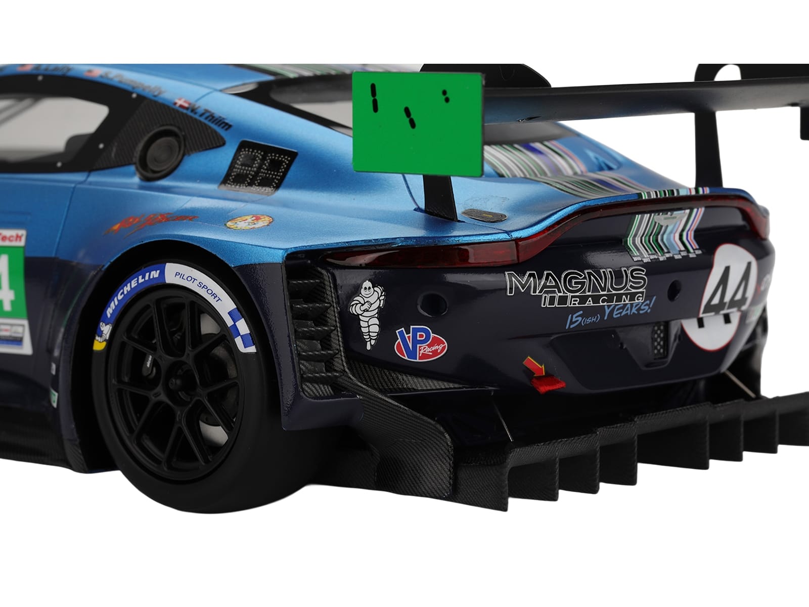 Aston Martin Vantage GT3 EVO #44 Andy Lally - John Potter - Spencer Pumpelly - Nicki Thiim "Magnus Racing" IMSA "24 Hours of Daytona" (2025) 1/18 Model Car by Top Speed - Image 4
