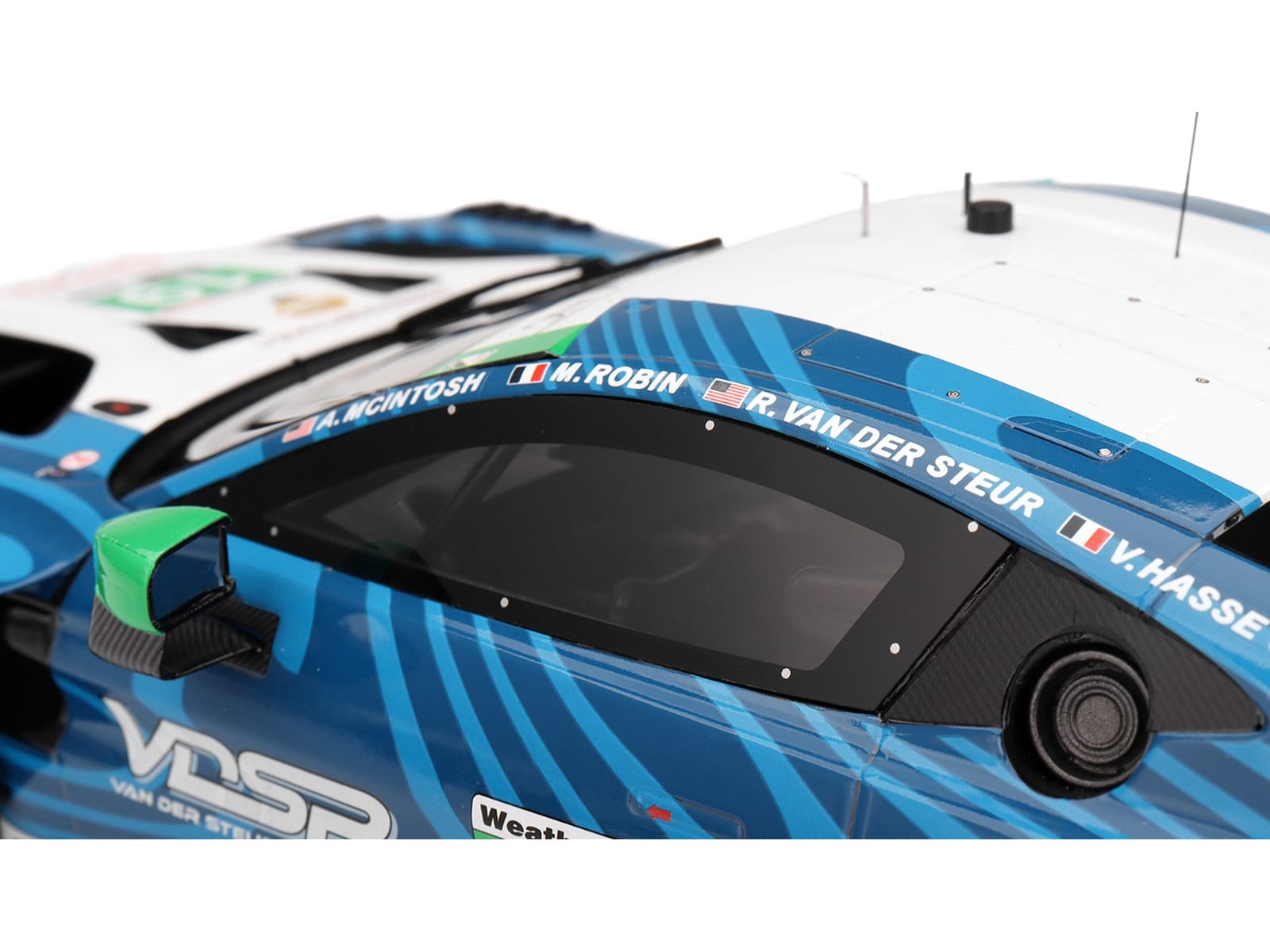 Aston Martin Vantage GT3 EVO #19 Valentin Hasse-Clot - Anthony McIntosh - Maxime Robin - Rory van der Steur "van der Steur Racing" IMSA "24 Hours of Daytona" (2025) 1/18 Model Car by Top Speed - Image 2