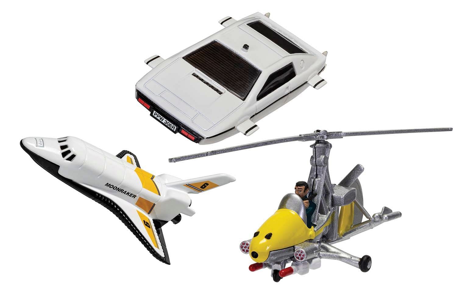 Air Sea and Space Collection “James Bond 007” Set of 3 Pieces Diecast Models by Corgi