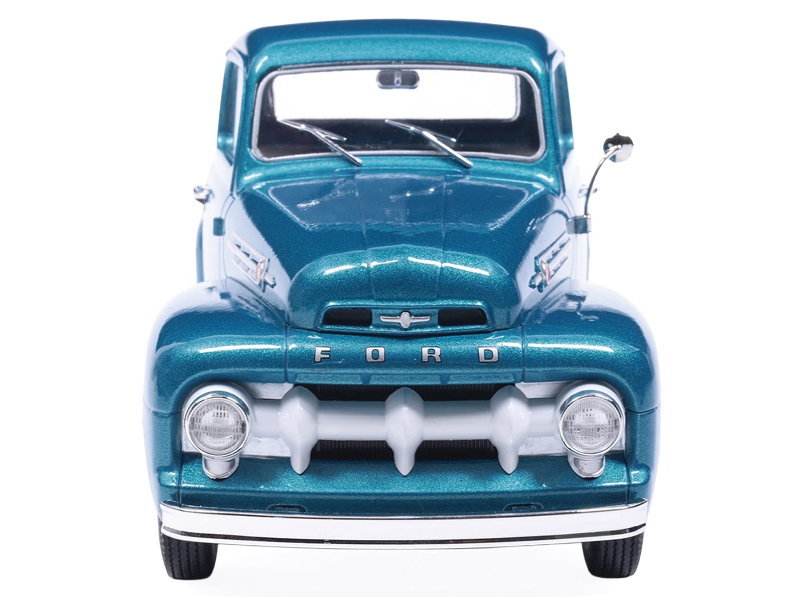 1952 Ford F1 Pickup Truck Blue Metallic 1/24 Diecast Model by IXO Models - Image 5