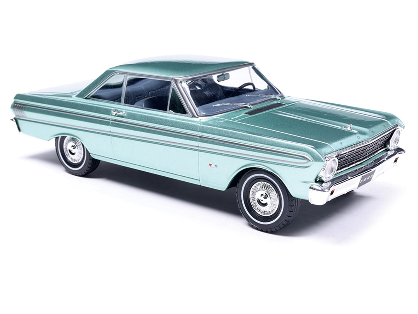 1964 Ford Falcon Dynasty Green Metallic 1/24 Diecast Model by IXO Models - Image 3