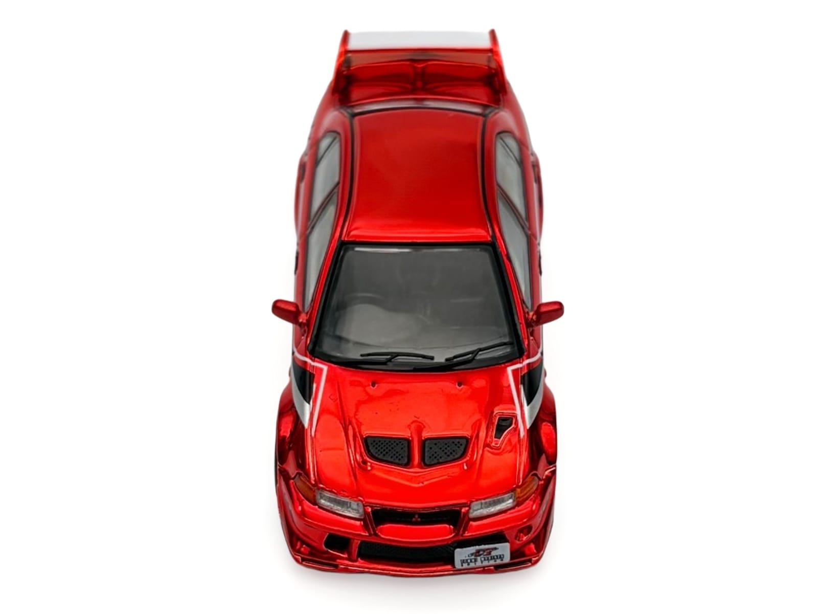 Mitsubishi Lancer Evolution VI RHD (Right Hand Drive) "Tommi Makinen Edition" Red Chrome "Hobby Expo China 2026" 1/64 Diecast Model Car by Works Model - Image 5