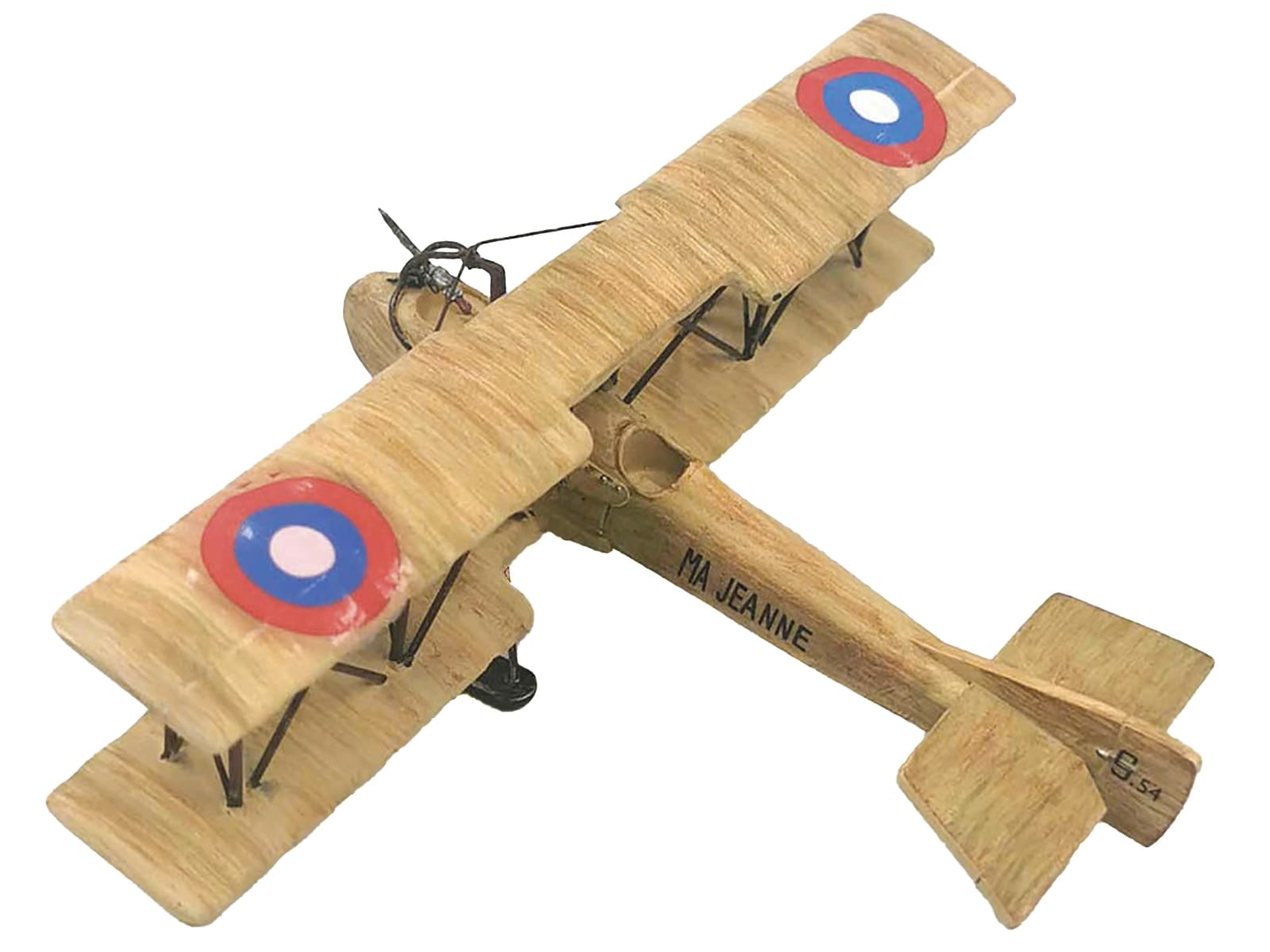 SPAD SA 4 Aircraft with Ski Gear "French Air Force" 1/72 Model Airplane by Wings of the Great War - Image 2