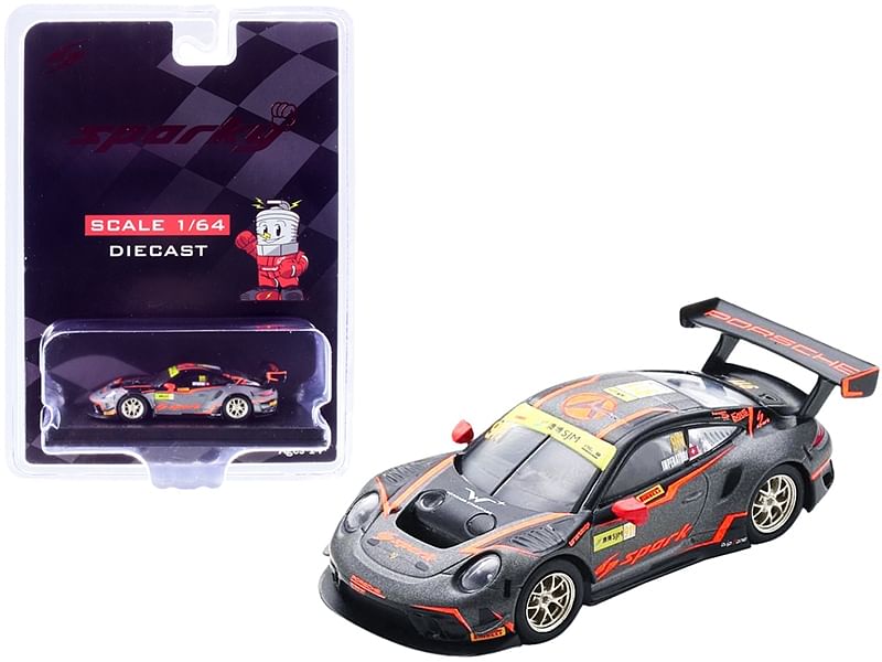 Porsche 911 GT3 R #911 Alexandre Imperatori “Absolute Racing” FIA GT World Cup Macau (2019) 1/64 Diecast Model Car by Sparky