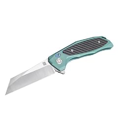 Category: Dropship Knives & Multi-tools, SKU #4017021, Title: Artisan Megahawk Folder 3.62in M390 Blade Green Titanium