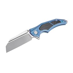 Category: Dropship Knives & Multi-tools, SKU #4017034, Title: Artisan Apache Nomad Folder 3.82in M390 Blade Blue Titanium