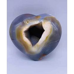 Category: Dropship Occult & Magical, SKU #GHAGAD3, Title: XX-large Heart Puffed Druze Agate