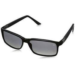Category: Dropship Eyewear, SKU #tag-heuer-legend-9381-101-rectangular-58mm-lens-acetate-frame-sunglasses-matte-black-gradient-grey, Title: TAG Heuer Legend 9381 101 Rectangular Lens Acetate Frame Sunglasses - Matte Black / Gradient Grey