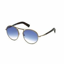 Category: Dropship Eyewear, SKU #tom-ford-tf449-37w-jessie-antiqued-gold-round-metal-gradient-blue-lens-womens-sunglasses, Title: Tom Ford TF449-37W Jessie Antiqued Gold Round Metal Gradient Blue Lens Women's Sunglasses