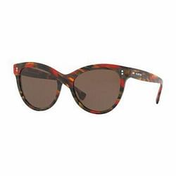 Category: Dropship Eyewear, SKU #valentino-va4013-5040-73-striped-red-brown-cat-eye-brown-lens-womens-sunglasses, Title: Valentino VA4013-5040/73 Striped Red Brown Cat Eye Brown Lens Women's Sunglasses