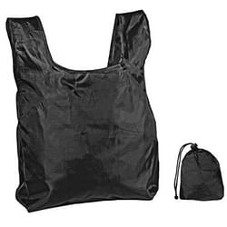 Category: Dropship Travel & Bags, SKU #1922885, Title: . Case of [250] Reusable Shopping Bag with Drawstring Closure- Black .