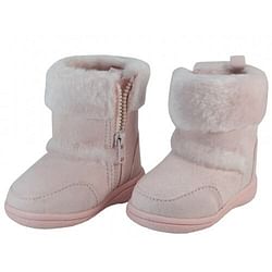 Category: Dropship Shoes & Boots, SKU #1934170, Title: . Case of [24] Toddlers' Pink Boots w/Faux , Size 2-5, Pink .