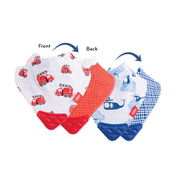 Category: Dropship Baby & Toddler, SKU #2314938, Title: . Case of [72] Nuby? Baby Boys' Bandana Bibs - Teether, 2 Pack .