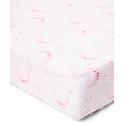 Category: Dropship Baby & Toddler, SKU #2361415, Title: . Case of [48] Fitted Crib Sheet - Cloud & Moon, Pink .