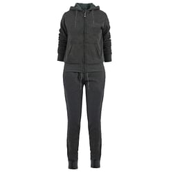 Category: Dropship Apparel & Clothing, SKU #2363302, Title: . Case of [12] Women's Full Zip Sweat Suits - S-XL, Dark Grey .
