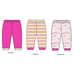 Category: Dropship Baby & Toddler, SKU #2363895, Title: . Case of [24] Baby Girls' Pants - 0-9M, 3 Pack, Rainbow .