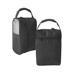 Category: Dropship Shoes & Boots, SKU #2364537, Title: . Case of [60] Deluxe Shoe Bags - Black, Zipper Front Pocket .