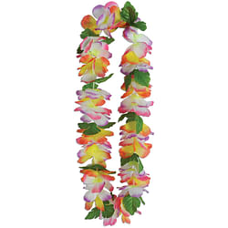 Category: Dropship Seasonal & Special Occasions, SKU #526828, Title: . Case of [432] Flower Petals Tropical Leis - Multi-Colored, Luaus, 38