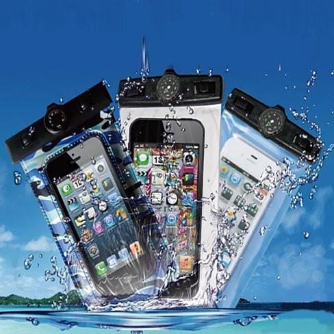 Color: Green - Camouflage - AQUA POUCH - Waterproof Pouch for your Smartphone and your Essentials