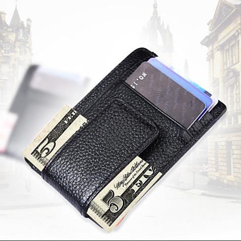 Color: Pink - Money Clip with RFID Safe Wallet