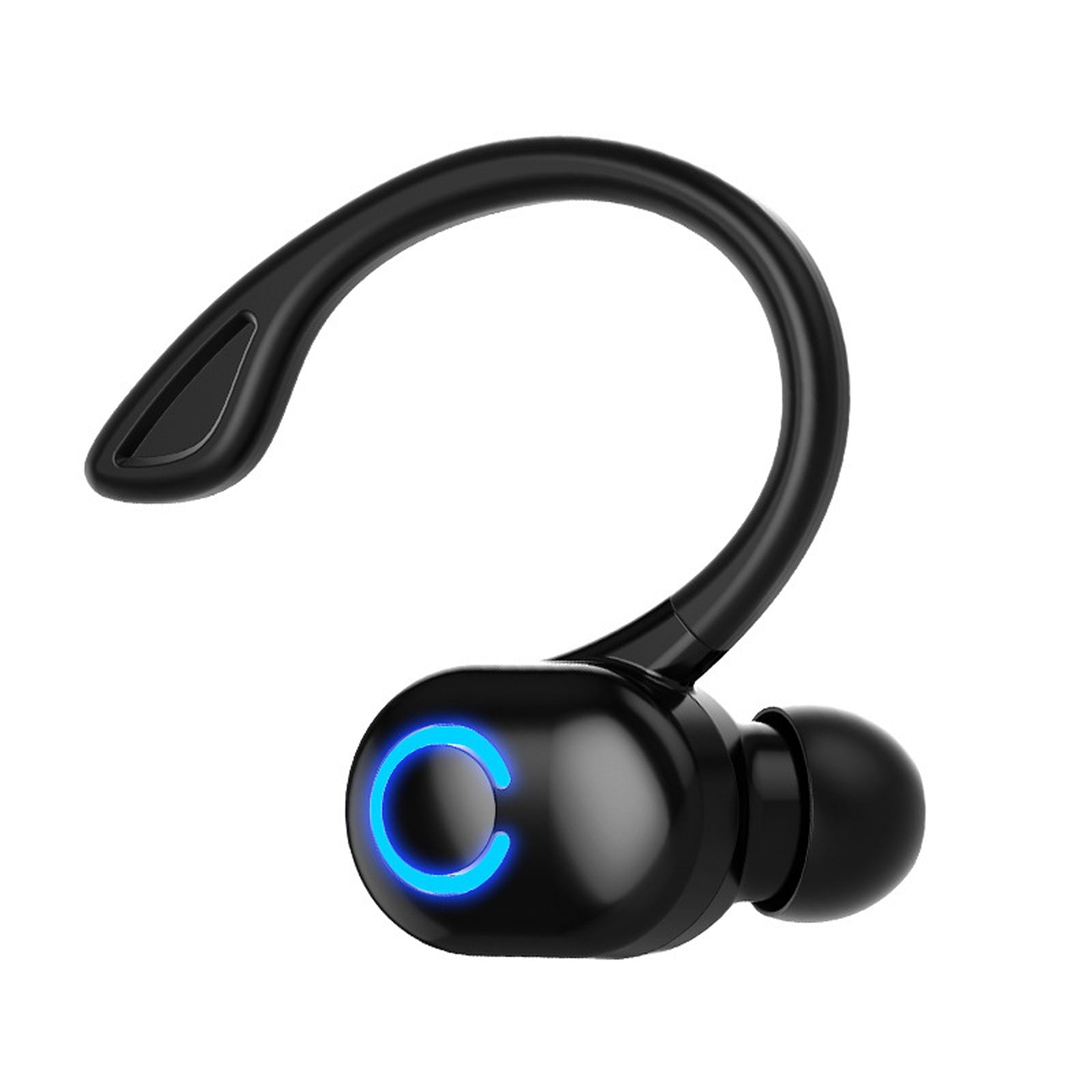 Wireless Bluetooth 5.2 Headphones In-ear Stereo Business Headset Waterproof Sports Earphones black