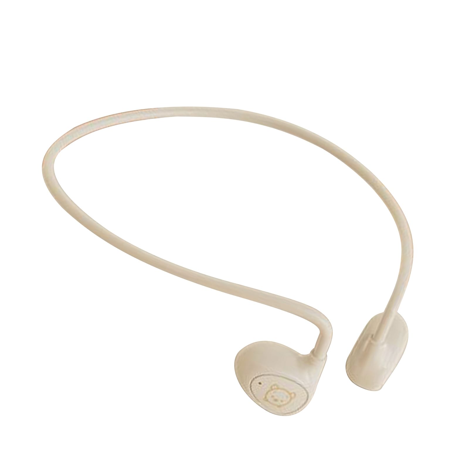 Wireless Bluetooth Headphones Air Conduction Open Ear Stereo Earphone Lightweight Sports Headset beige pooh