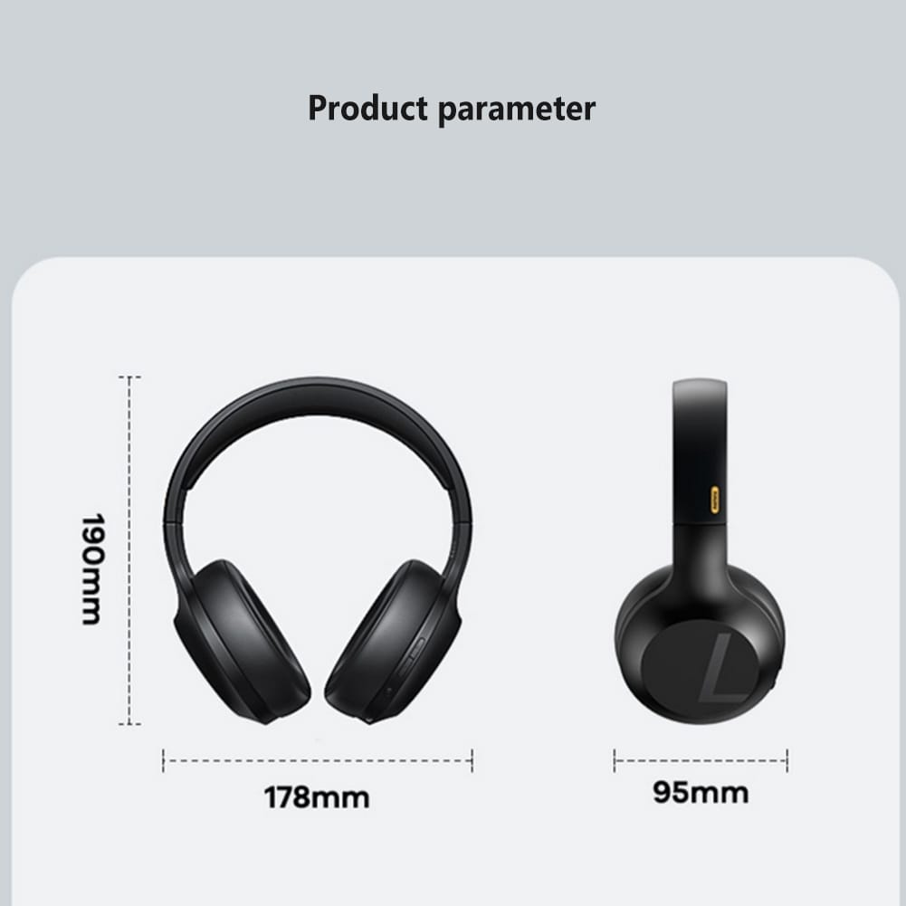 REMAX Rb-660hb Wireless Bluetooth Headphones Subwoofer Noise Reduction Head-Mounted Sports Game Earphone - Image 5