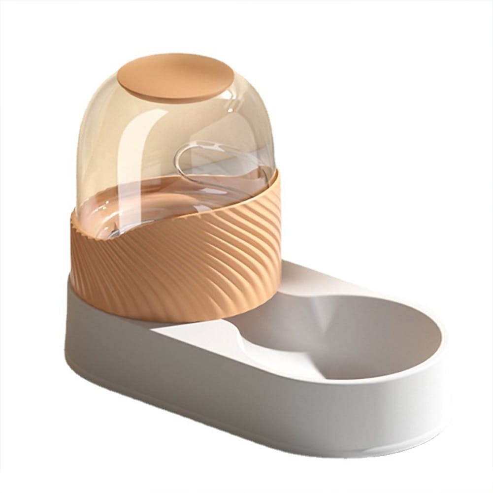 Automatic Pet Drinker / Feeder Cute Whale-shaped Detachable Design Water Food Dispenser Universal For Dogs Cats Pet Supplies Universal for dogs and cats_Feeder-white orange - Image 6