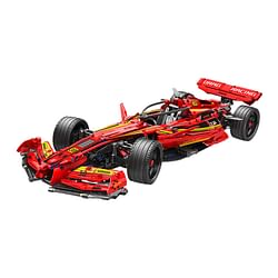 Category: Dropship Educational, SKU #FQZTO_6HLN8ZNA, Title: 1:8 Racing Car Educational Assembled Building Blocks Toys Birthday Gifts For Childs Over 8 Years Old 1:8 F1 racing car (red)