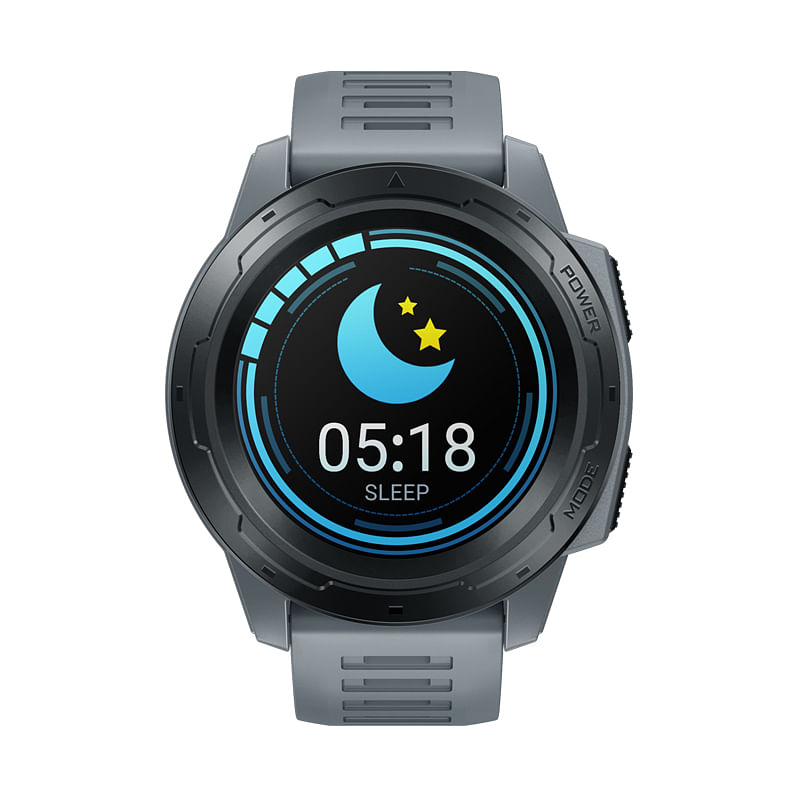 Original ZEBLAZE VIBE 5 PRO Color Touch Display Smartwatch Heart Rate Multi-sports Tracking Smartphone with Notifications WR IP67 Watch gray