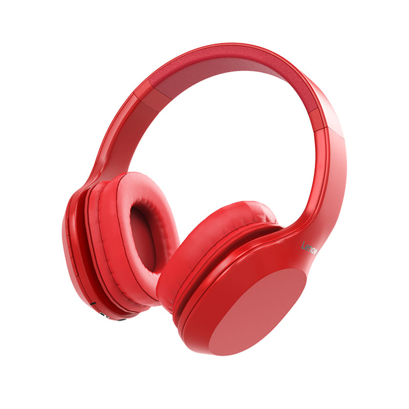 Original LENOVO HD100 Wireless Bluetooth Headphone Noise Isolation 20Hours Playing Time red - Image 7