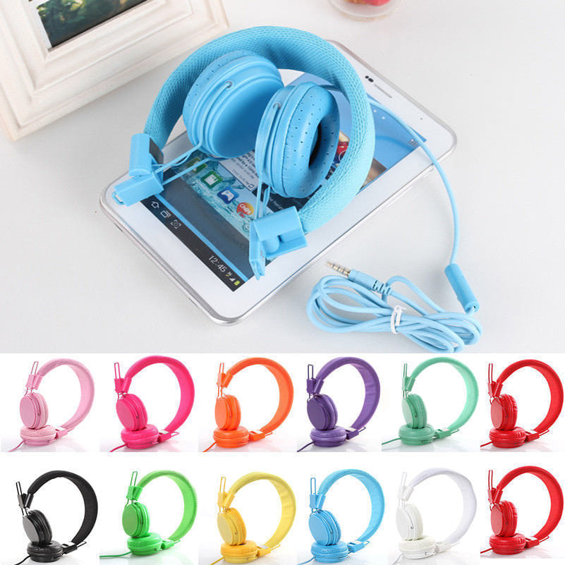 Kids Wired Ear Headphones Stylish Headband Earphones (No package) - Image 6