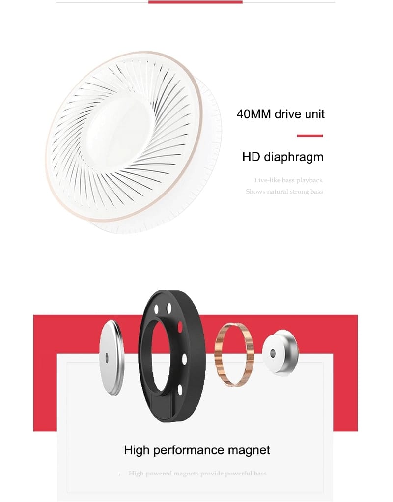 Wired Earphone Headset Heavy Bass Sound Quality Music Earphone with Mic for Mobile Phone Universal black - Image 7