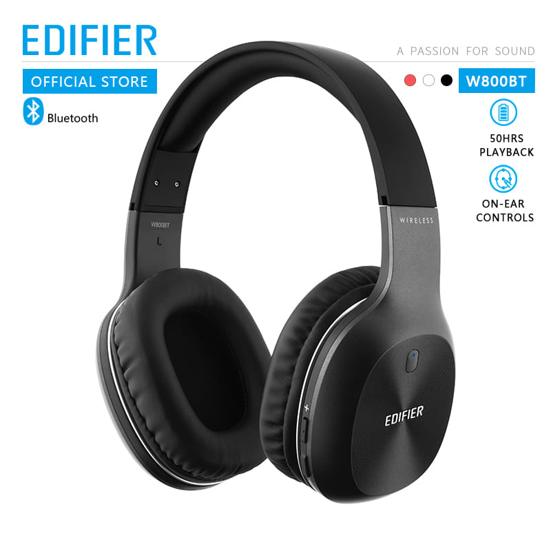 Original EDIFIER W800BT Wireless Headphone Bluetooth 4.0 Stereo Music Earphone with Mic for iPhone Smartphone black - Image 6