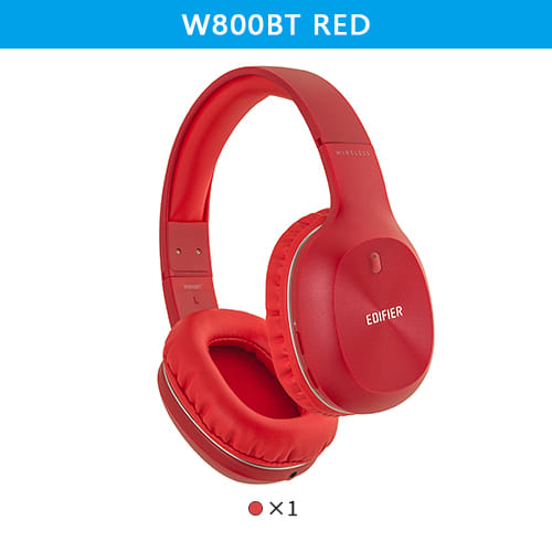 Original EDIFIER W800BT Wireless Headphone Bluetooth 4.0 Stereo Music Earphone with Mic for iPhone Smartphone red - Image 7