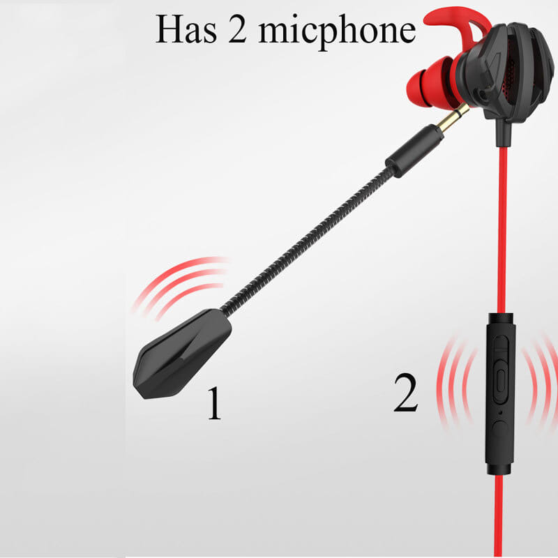 Gaming Earphone For Pubg PS4 CSGO Casque Games Headset 7.1 With Mic Volume Control PC Gamer Earphones G9 red - Image 4