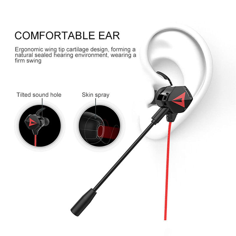 Gaming Headset With Double Detachable MIC Microphone Sets For PS4 PC Laptop Black type-C interface - Image 6