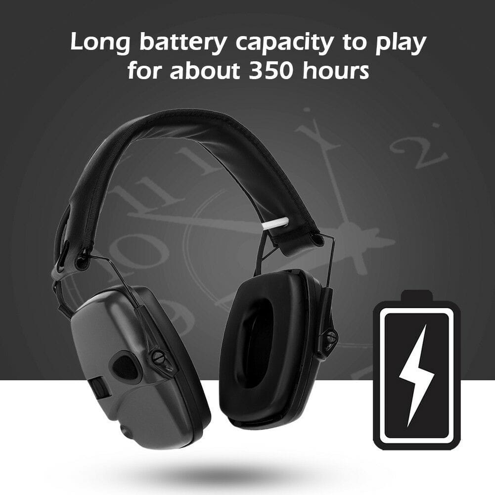 Noise Reduction Earmuff Shooting Headphone Anti-noise Ear Defenders Hearing Protector black - Image 4