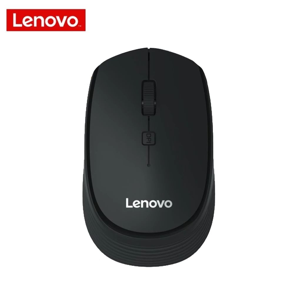 Original LENOVO M202 Wireless Bluetooth Mouse Ergonomic Design Simple Light Mouse black
