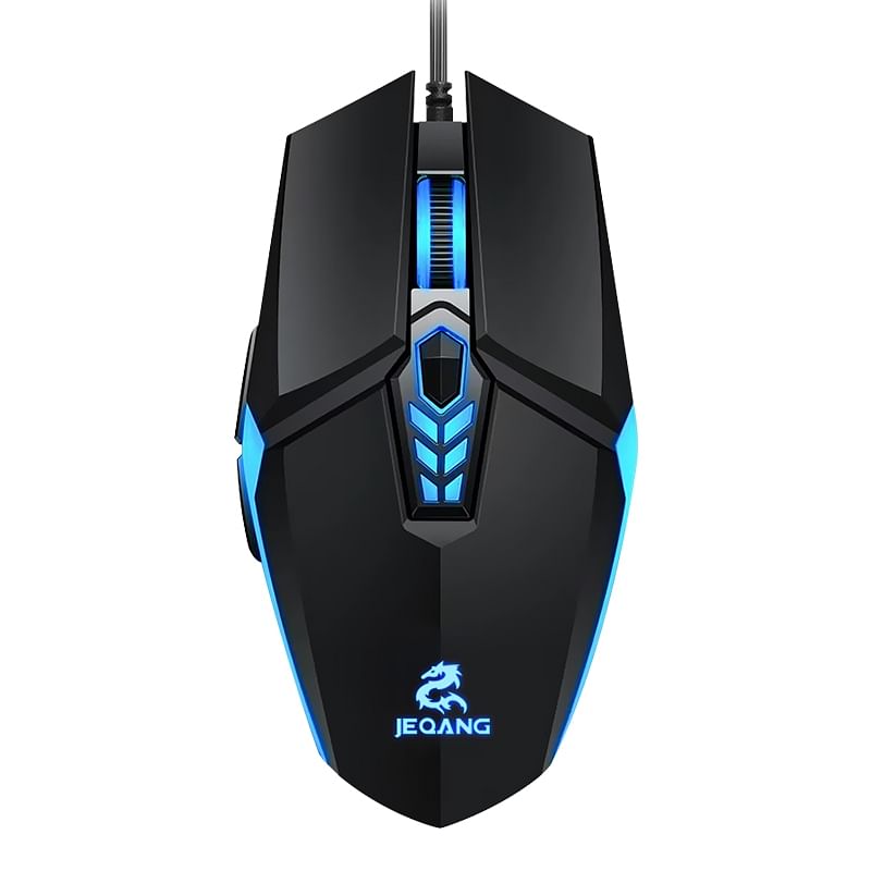 Jm-518 Wired Gaming Mouse Rgb Colorful Luminous Gaming Desktop Computer Competitive 6g Competitive Mouse Black