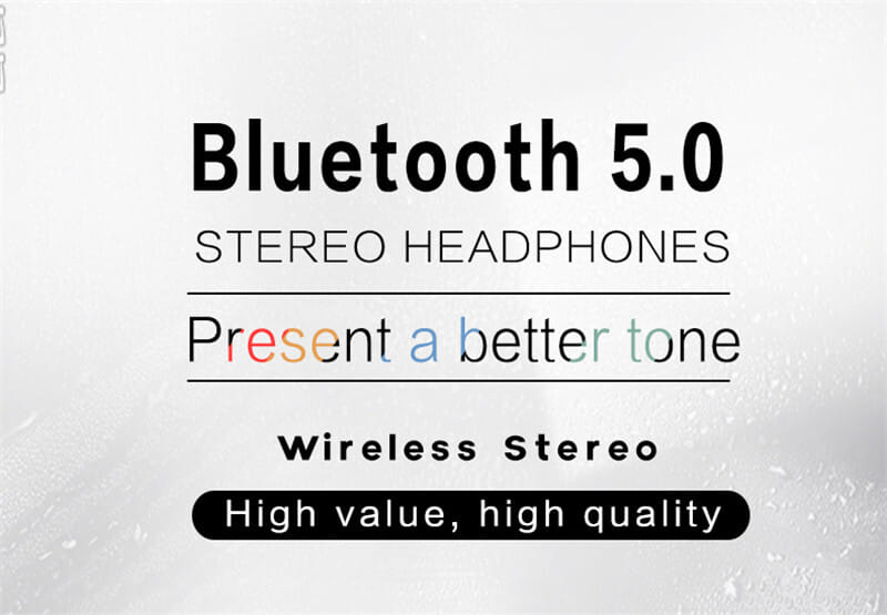 Wireless Headphones Bluetooth--compatible Headset Foldable Stereo Adjustable Earphones With Mic black - Image 4