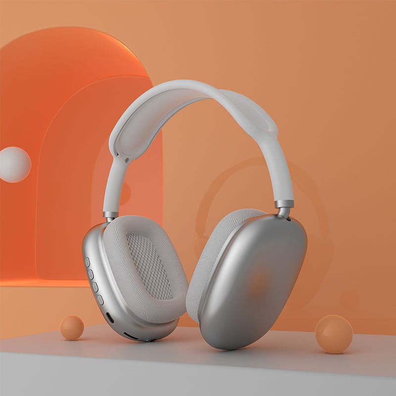 Mobile Phone Wireless Headset P9airmax Bluetooth-compatible Head-mounted Earphones Phone Computer Universal Headset Gaming Headphones White - Image 6