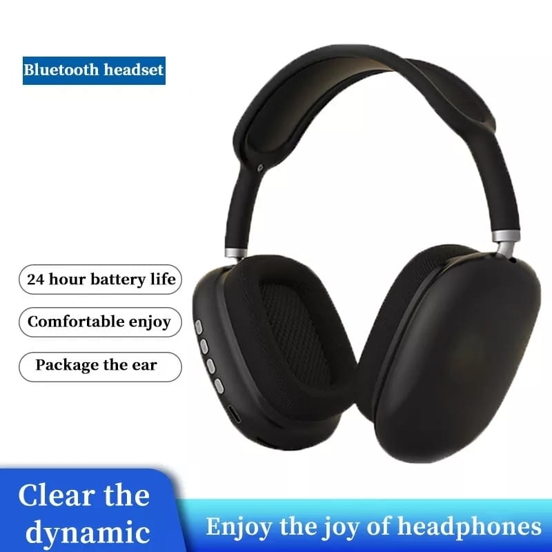 Mobile Phone Wireless Headset P9airmax Bluetooth-compatible Head-mounted Earphones Phone Computer Universal Headset Gaming Headphones White - Image 7