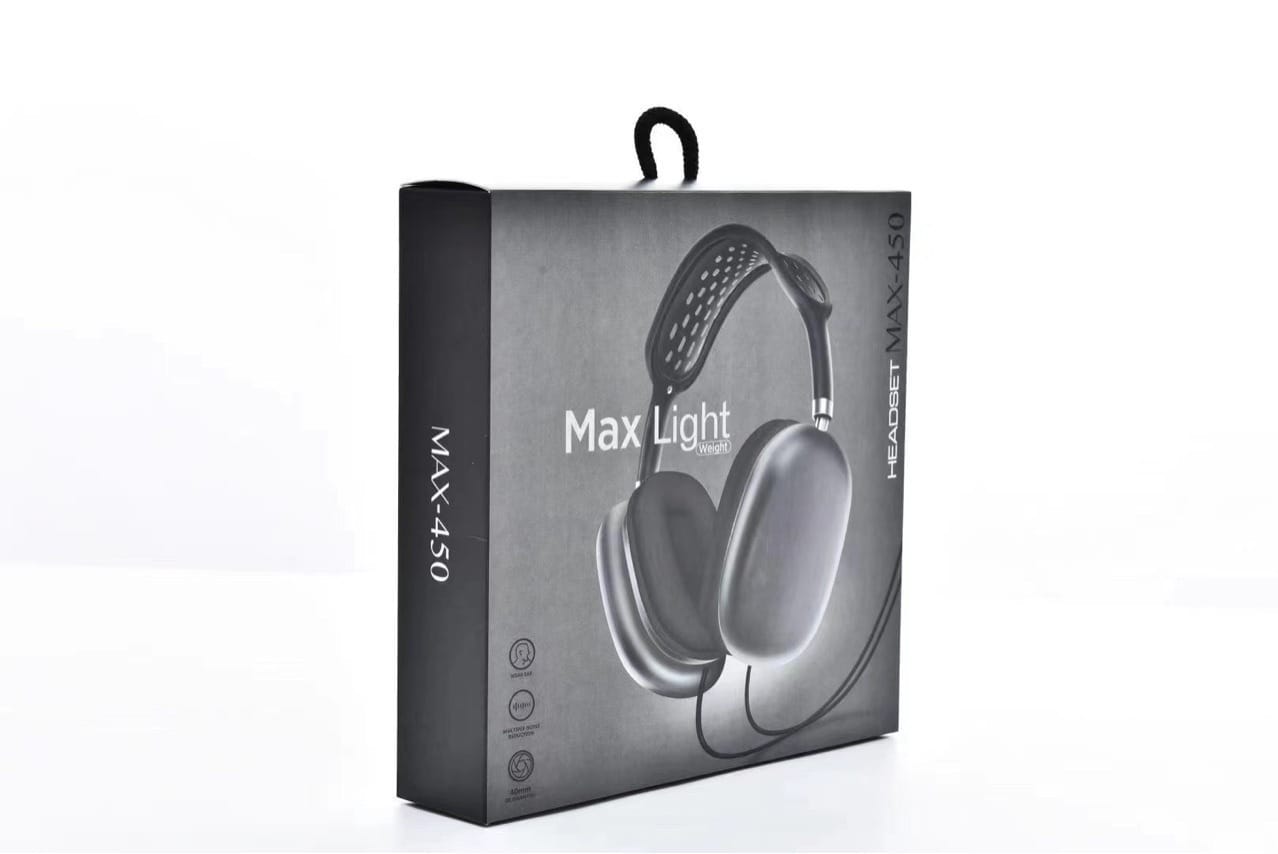 Max-450 Head-mounted Earphones Bluetooth-compatible 5.0 Noise Adjustable Reduction Mobile Phone Computer Universal Headset Gaming Headphones black - Image 4