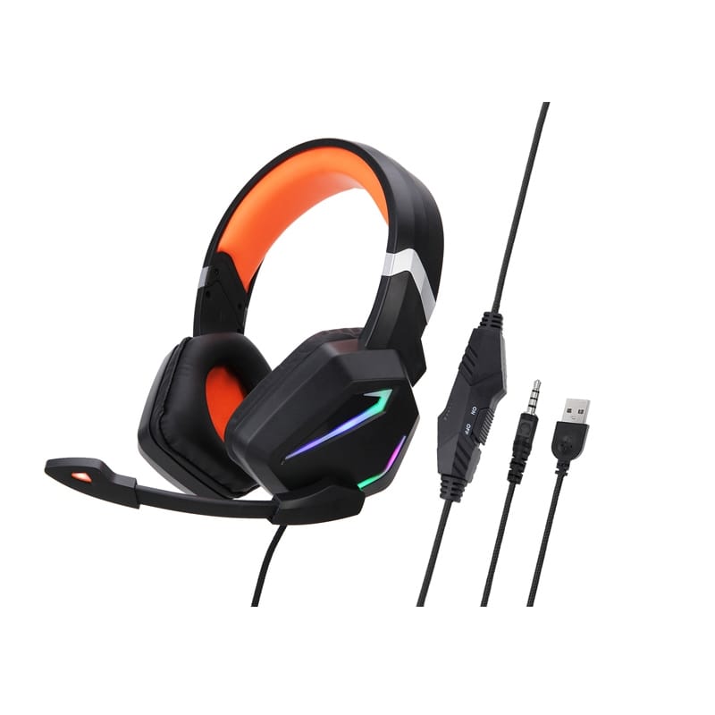 G20 Dynamic Rgb Dual Streamer Wired Headset Noise Reduction Microphone Stereo Ergonomic Head-mounted Gaming Computer Earphone Dark blue - Image 5