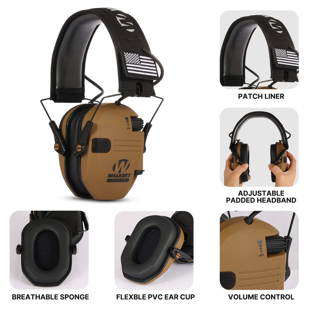 Intelligent Noise Reduction Earmuffs Ear Protective Acoustic Hood For Professional Shooting Training - Image 7